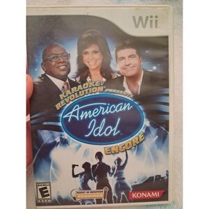 Karaoke Revolution American Idol Encore Nintendo Wii Konami 2008 Simon Cowell